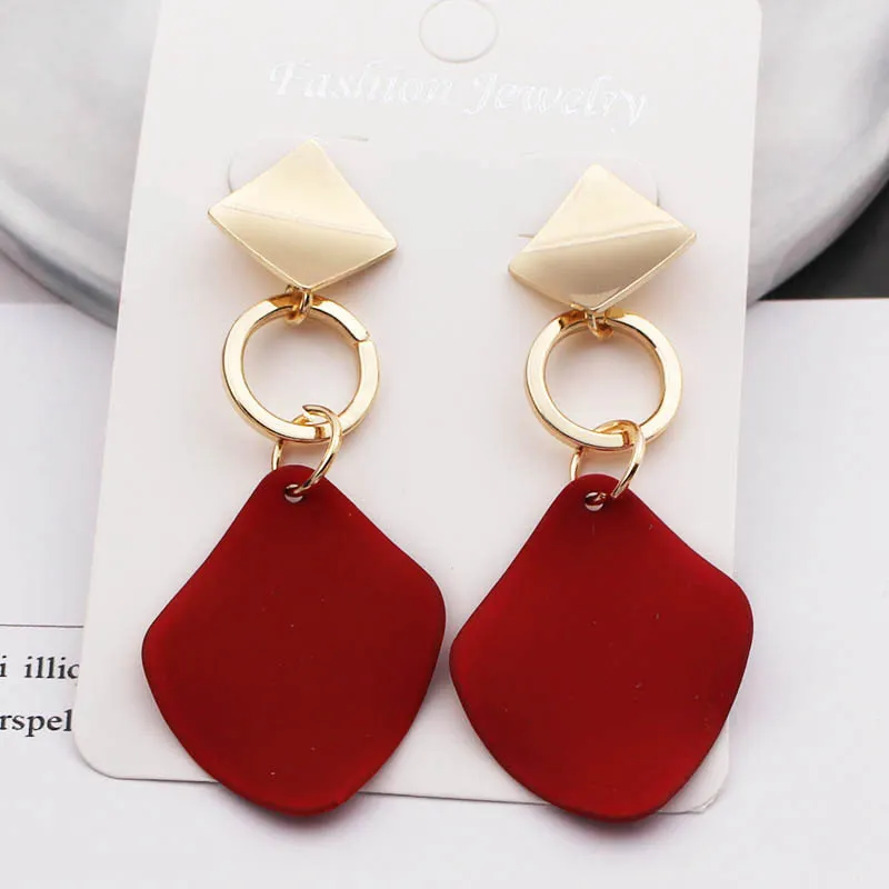 Timeless Vintage Red Earrings