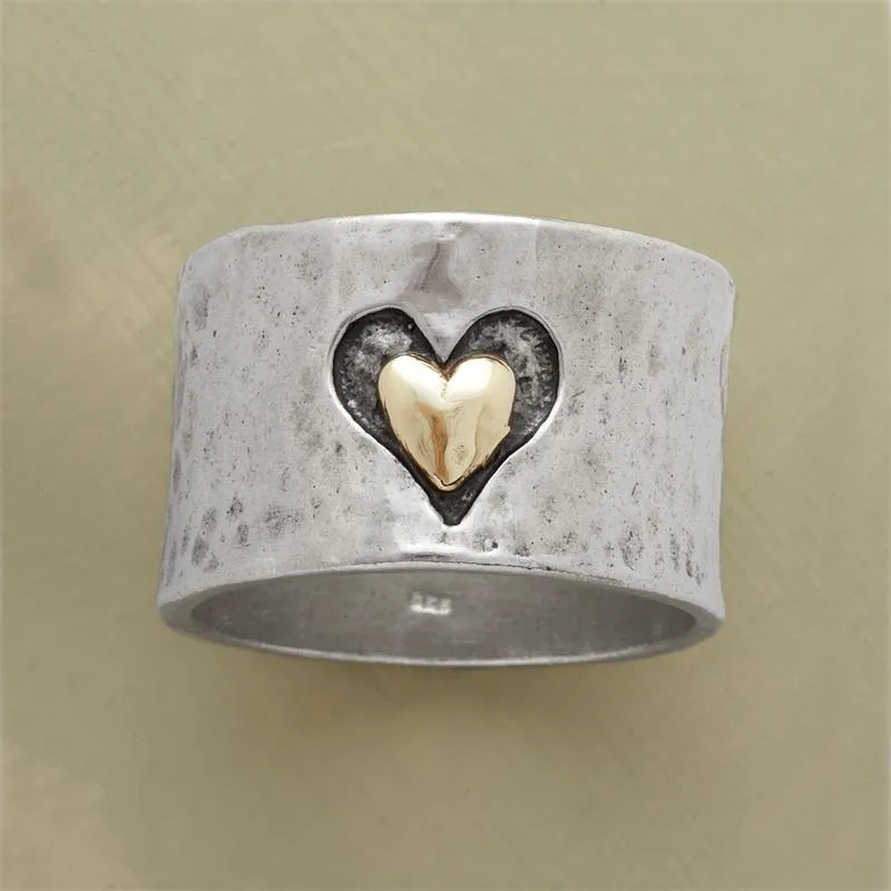 Timeless Vintage Heart Ring