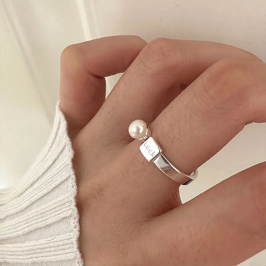 Elegant lucky charm ring for timeless elegance and positive energy