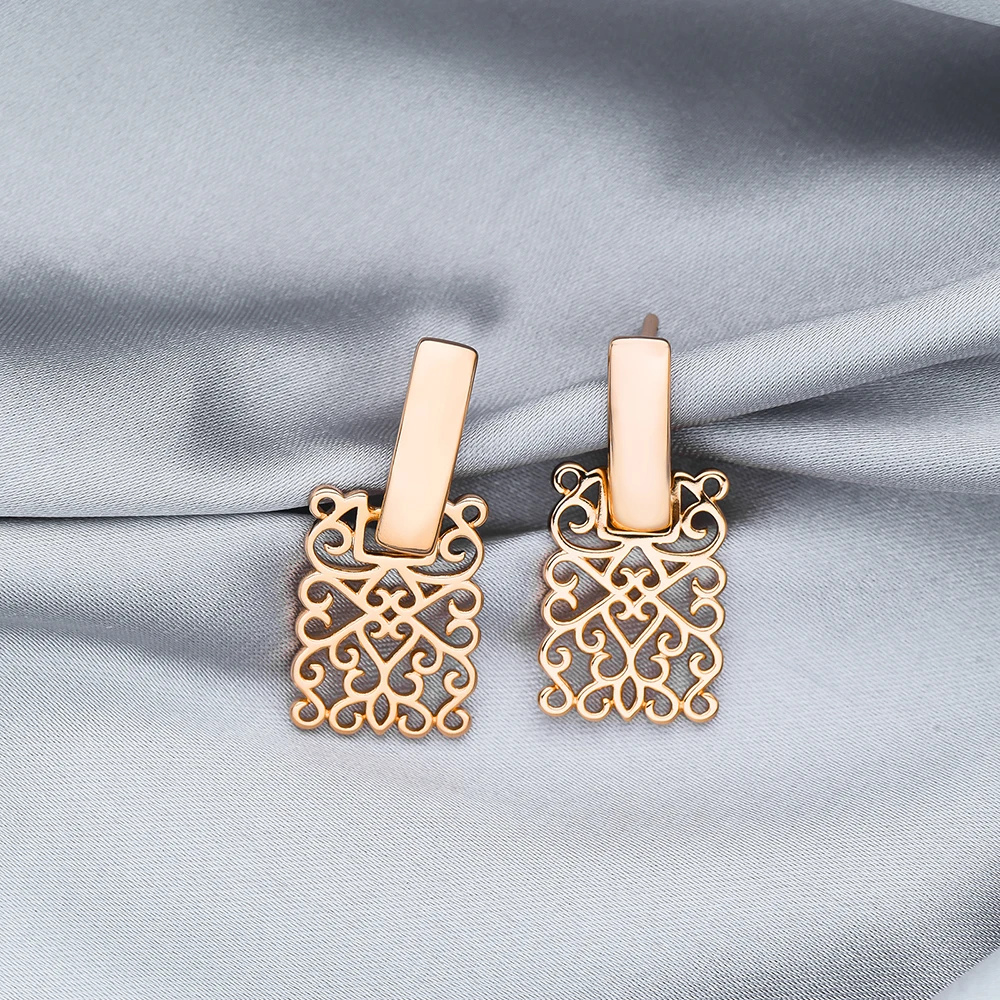 Trendy Hollow Ivy Earrings for Effortless Style