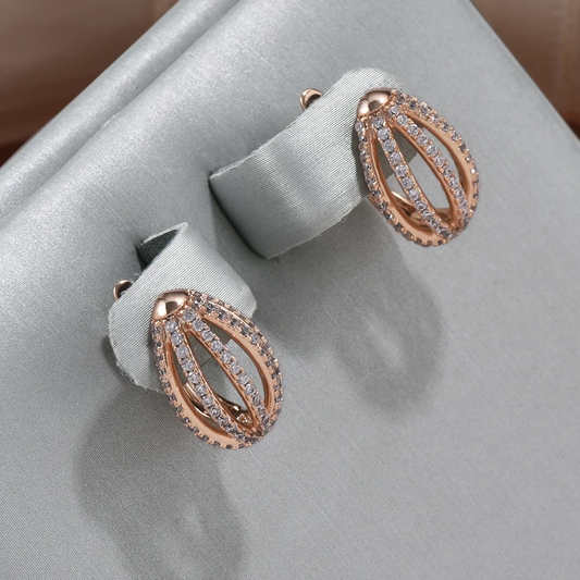 Chic and Timeless Hollow Basket Earrings with Elegant Design