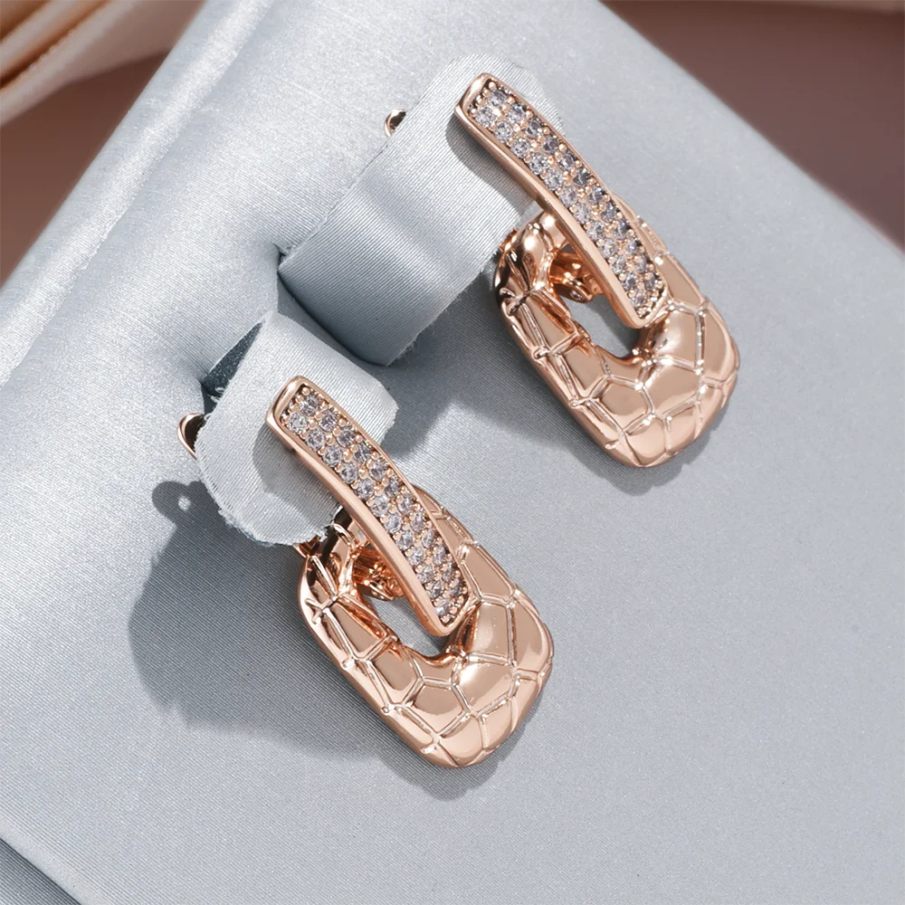 Glistening Gold Flake Earrings for an Elegant Touch