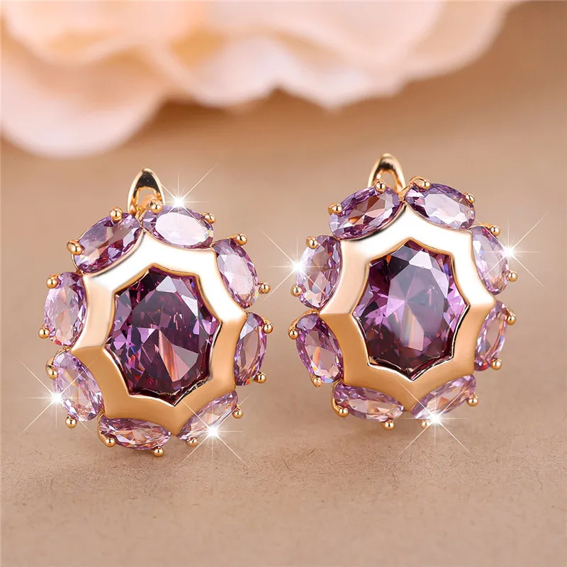 Chic and Dazzling Purple Earrings Perfect for Every Occasion