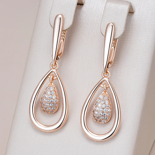 Dazzling and Sophisticated Hollow Drop Earrings for an Everlasting Style