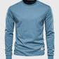 Crew neck Long Sleeve Cotton T-Shirt