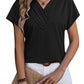 Women's V-Neck Chain Jacquard Short Sleeve T-Shirt 04509684