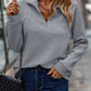 Modern quarter-zip pullover – stylish and lightweight for any occasion