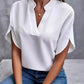 Casual V-neck Short-Sleeved Shirt