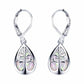 Stunning Opal and Sterling Silver Tree of Life Earrings for a Touch of Elegance