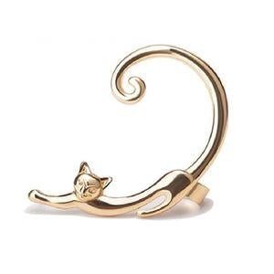 Chic Silver Earrings Perfect for Your Beloved Feline Companion