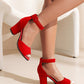 Alison Hayes™ Suede Peep Toe Heels