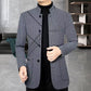 Men's Casual Faux Tweed Blazer for Fall & Winter